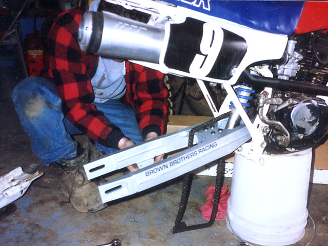 BBR XR100 swingarm