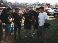 The BBR wrecking crew with Rich Taylor at Washougal 1997