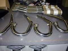 Exhaust pipe production.