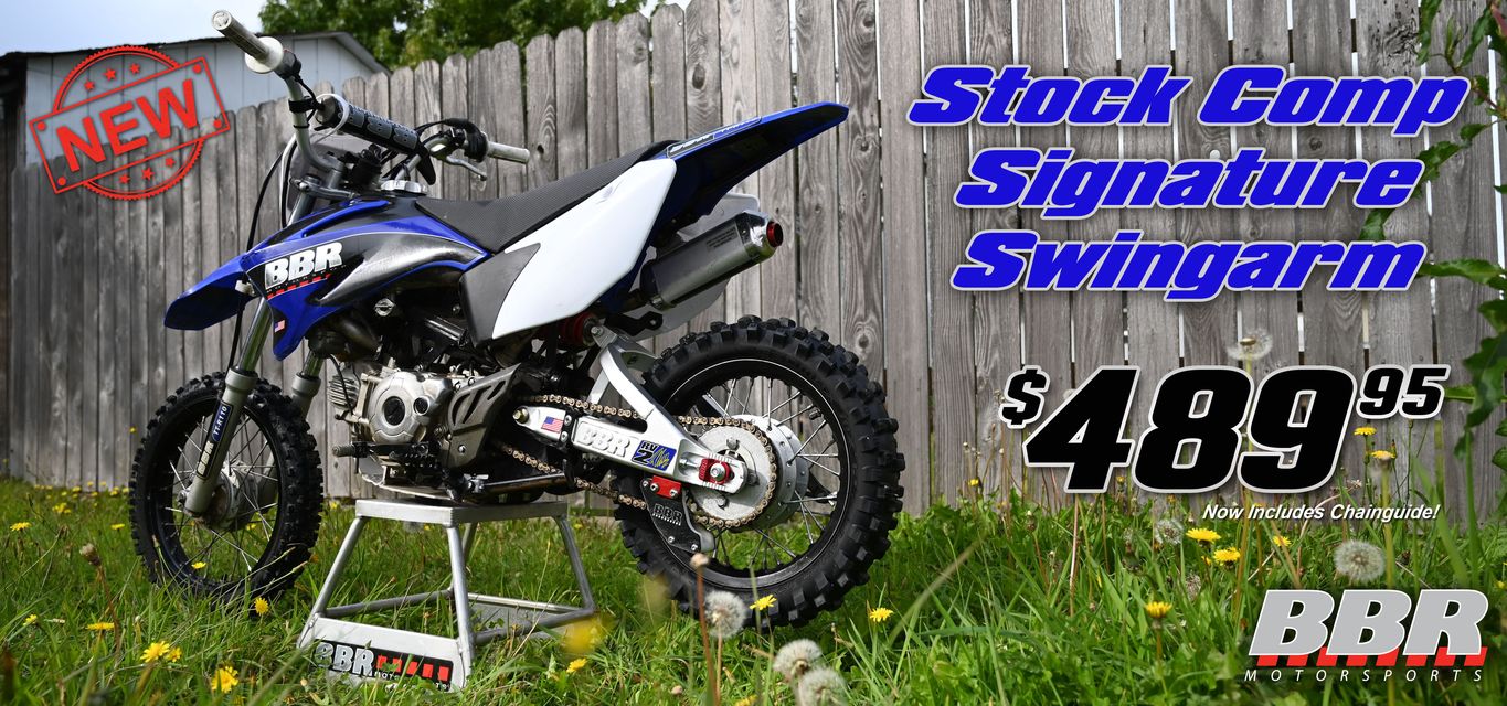 New TTR110 Stock Comp Signature Aluminum Swingarm