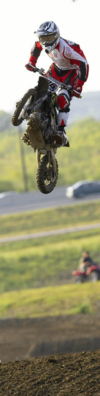 KLX110 in the air