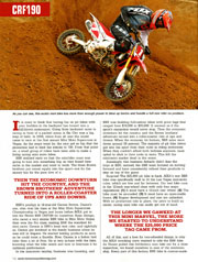 MXA August 2013 - BBR CRF190