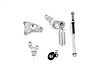 550-HXR-5050(A), Adapter Kit - BBR Rear Disc Brake /  Stock XR/CRF50 / Super Pro
