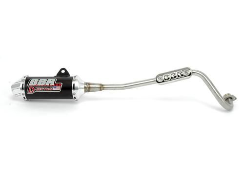 Exhaust System - D-Section Big Bore, Black / TTR50, 06-Present