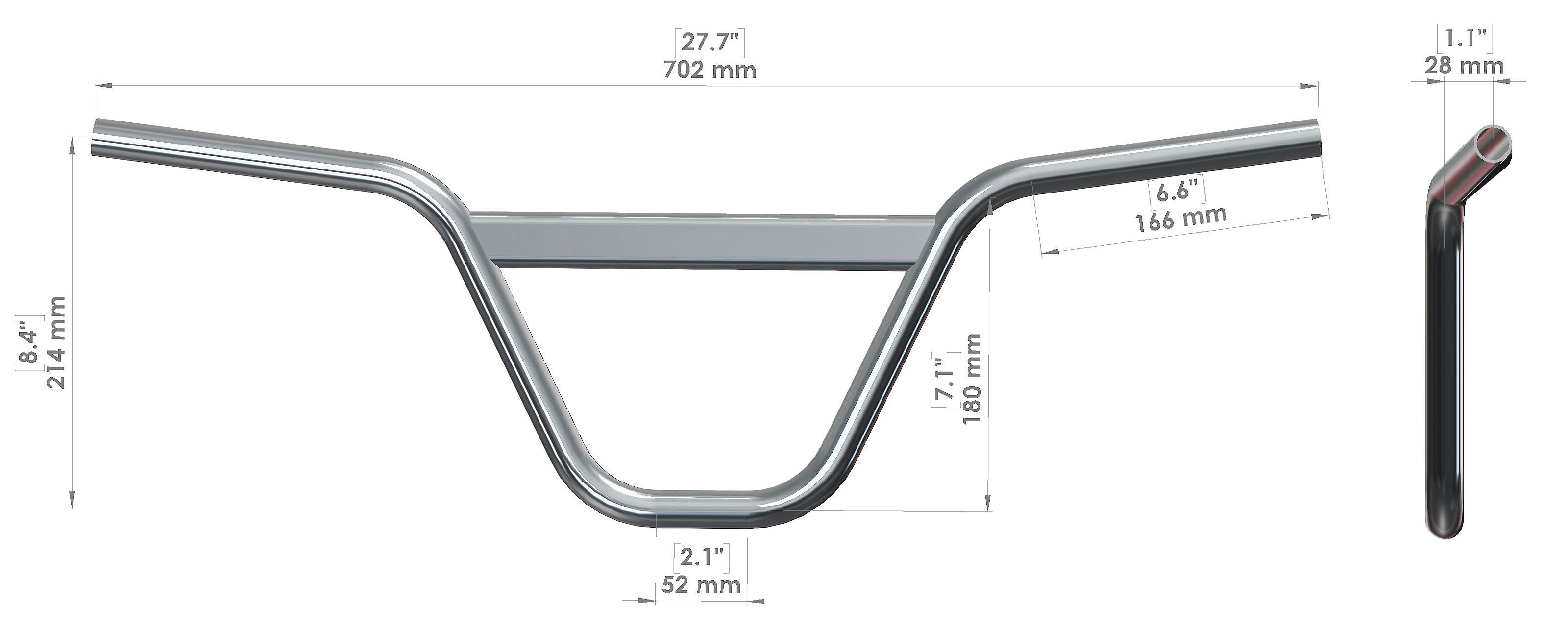 BBR Aluminum MX Handlebar