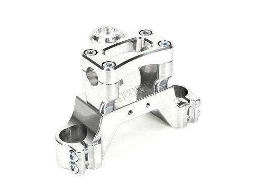 Tripleclamp - Std Bar, Silver / TTR110 08-Present