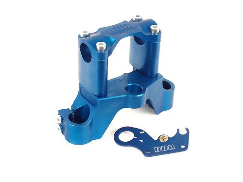 Tripleclamp - O.S. Bar, Blue / TTR125, 00-07