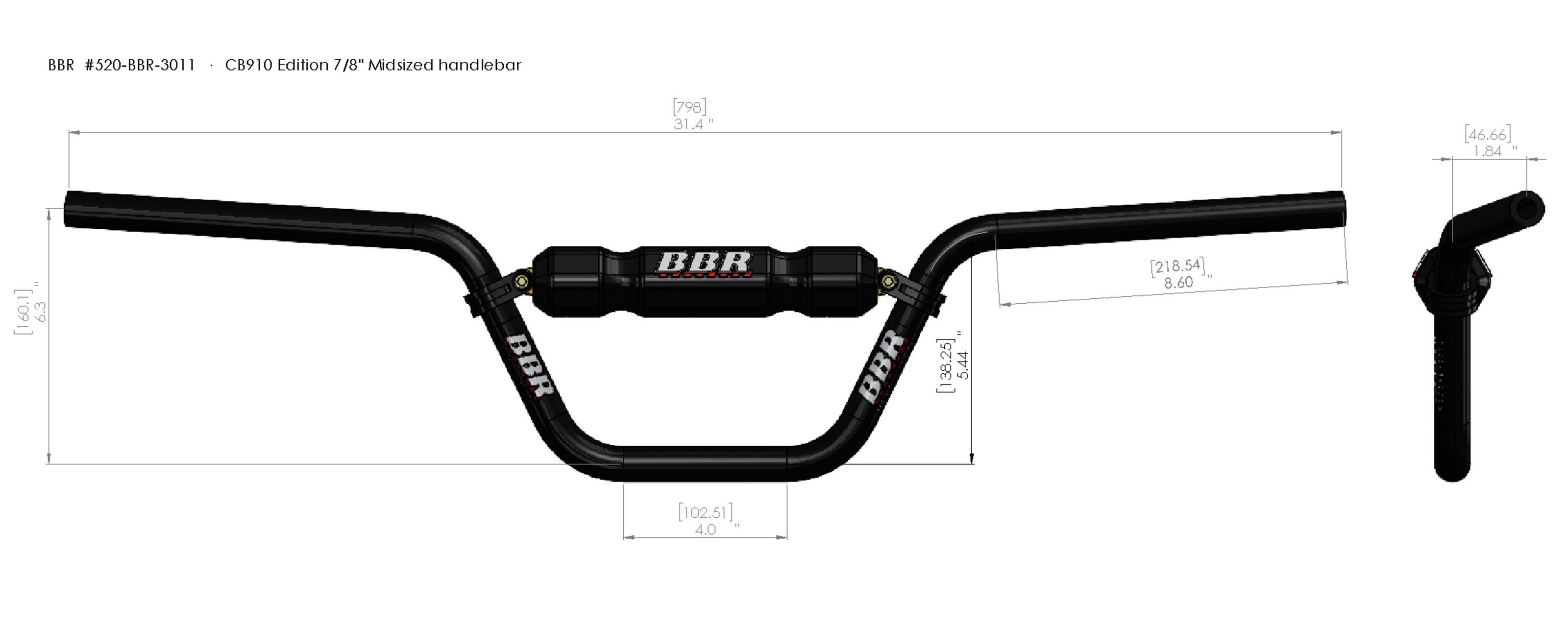 BBR Aluminum MX Handlebar