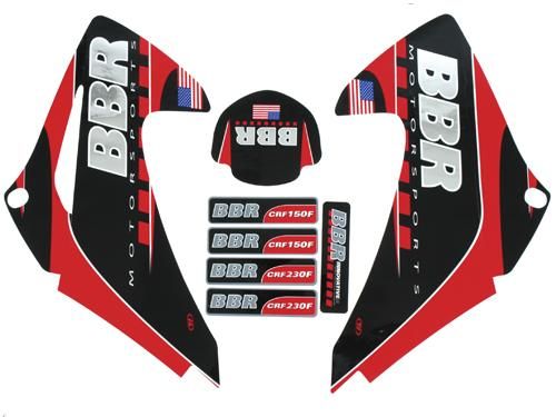 Graphics Kit - BBR Chrome, W/Seat Cover / CRF150/230F, 03-07