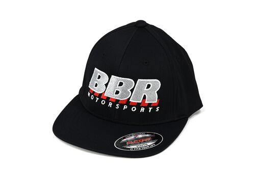 BBR Youth Flat Bill/Solid Back Hat Blk