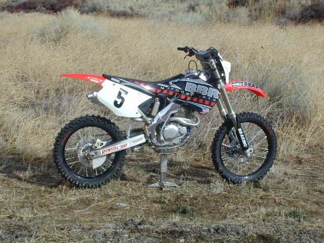 XR250 Motor stuffed in a CR125 chassis