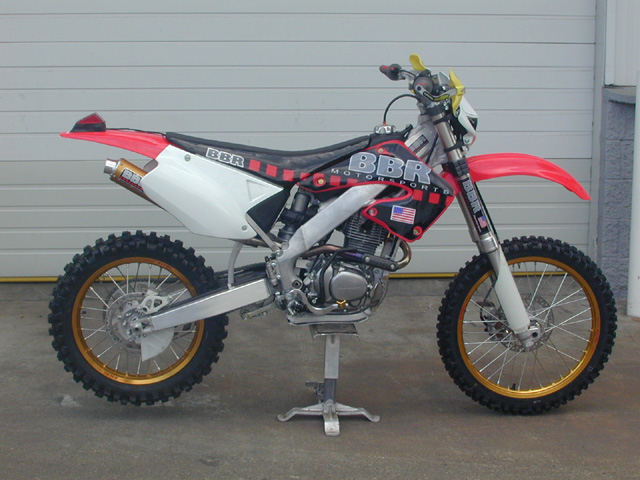 XR200 Stuffed into a CR125R