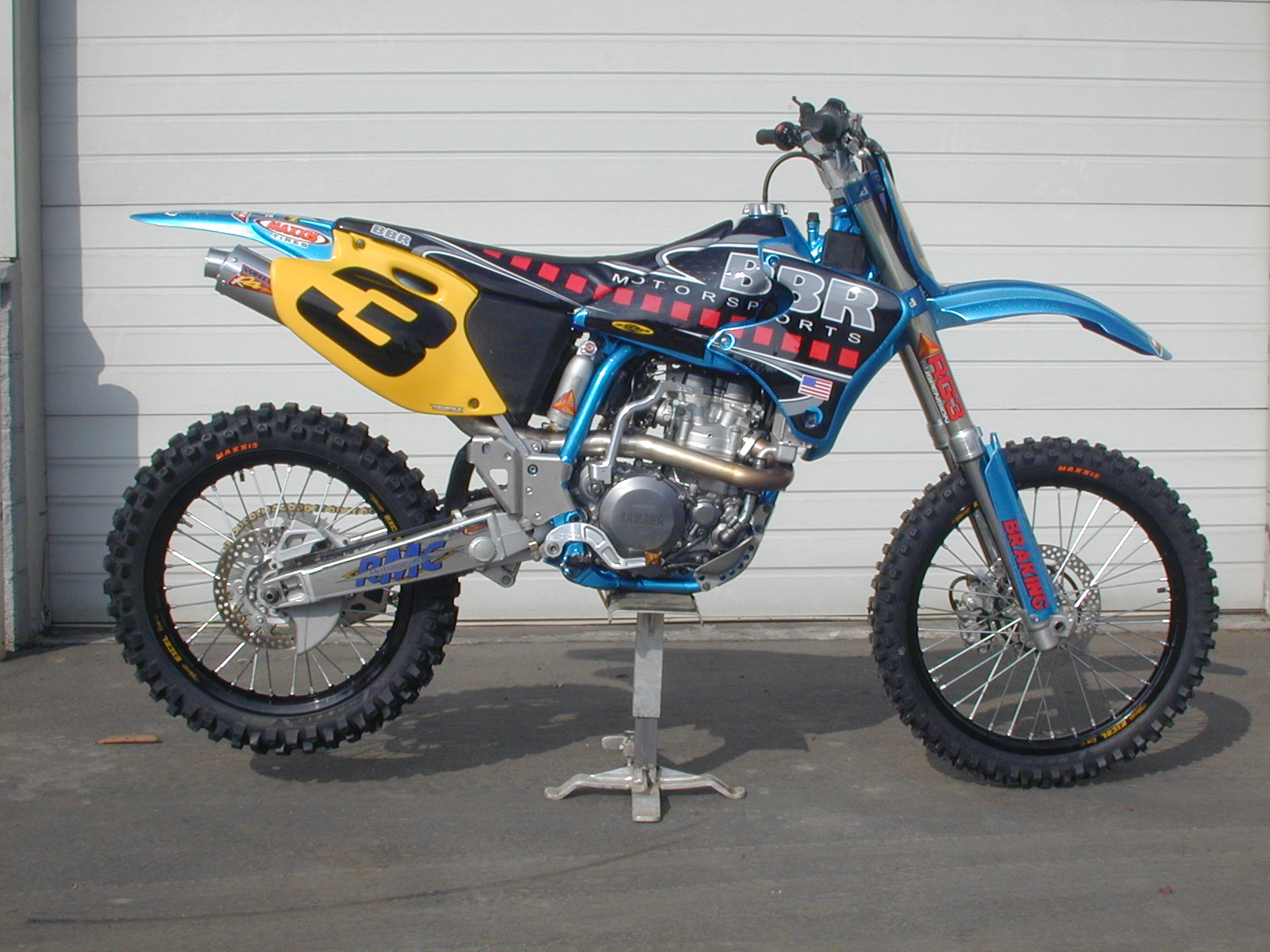 US Open YZ400 Vegas Race Bike - Right Side