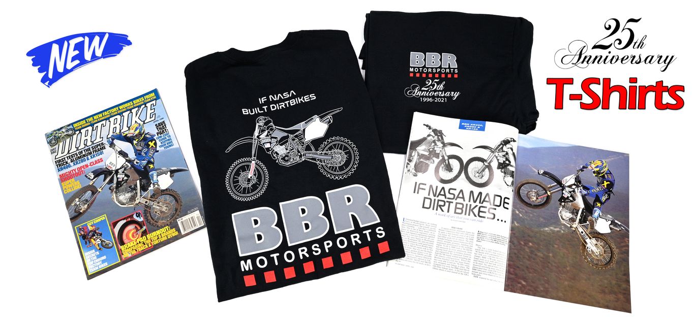 BBR 25th Anniversary Edition T-Shirts XR400