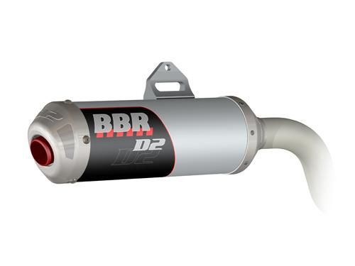 Exhaust System - D2, Silver / CRF150F and  CRF230F