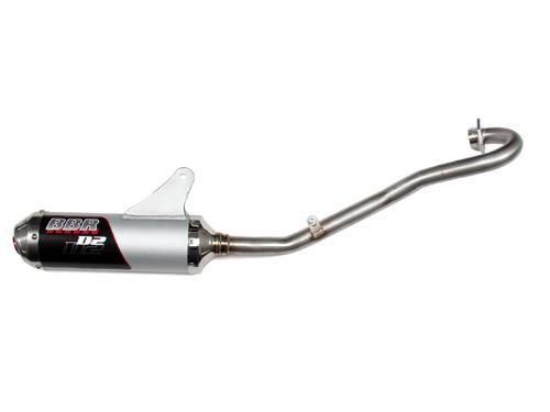 Exhaust System - D2, Silver / KLX140 08-Present