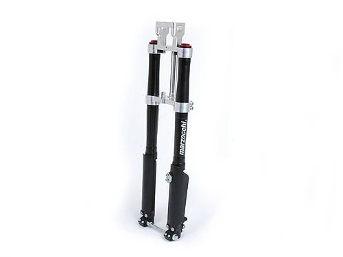 Fork Leg/Clamp Kit - Marzocchi Shiver 35mm, OS Bars / KLX/DRZ110, MM12P *
Includes: Fork Leg Set, Tripleclamp Set w/O.S. Bar Mounts
